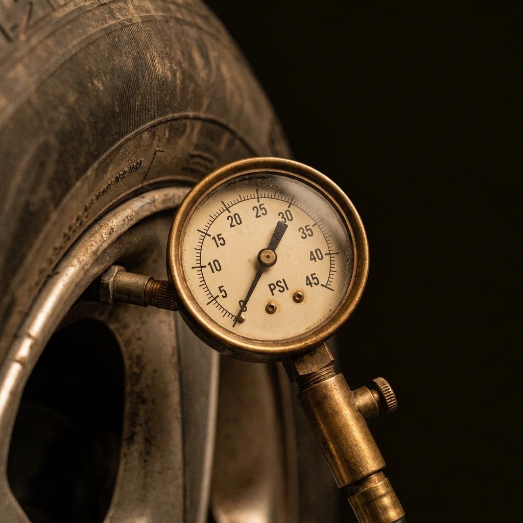 Setting tire pressure to spec