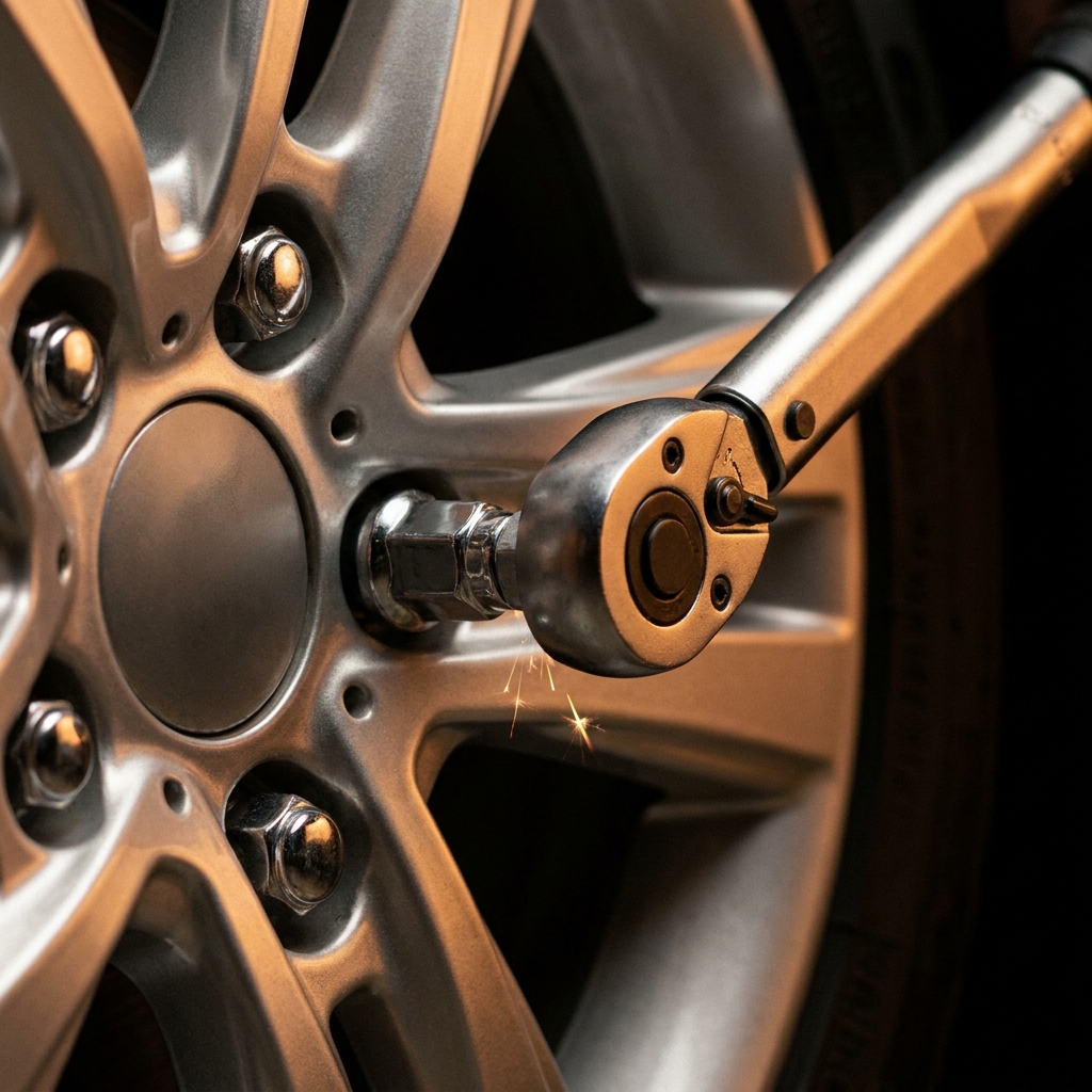 Hand-torquing lug nuts to spec