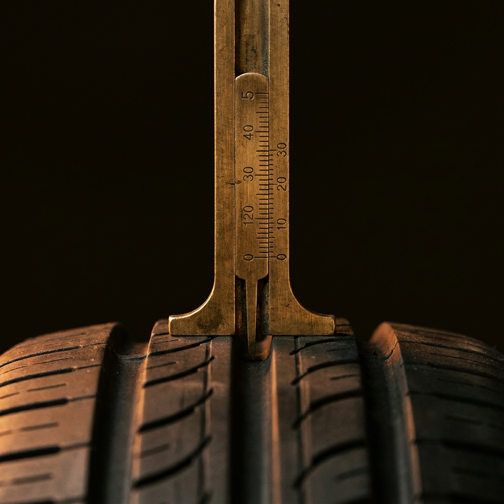 Measuring tread depth